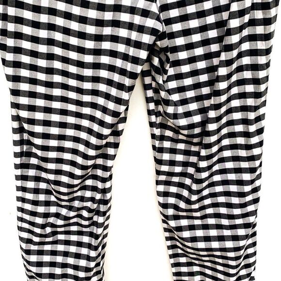 Talbots Black White Gingham Plaid Cropped Pants - Picture 8 of 8